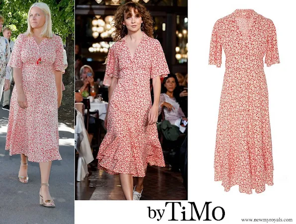 Crown Princess Mette Marit wore By TiMo Cotton Kitchen Dress