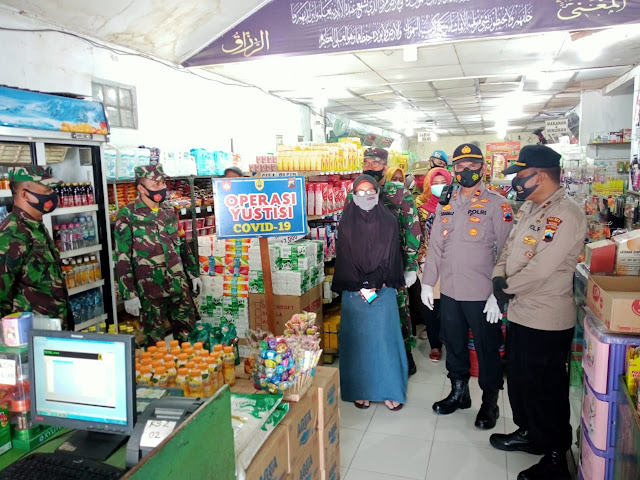 Muspika Gondang Gelar Pelaksanaan Razia Berupa Pemantauan, Pengawasan dan Penertiban Dalam Rangka Pencegahan Covid-19