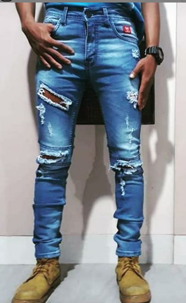 Model Celana Jeans Sobek Pria Terbaik 2020