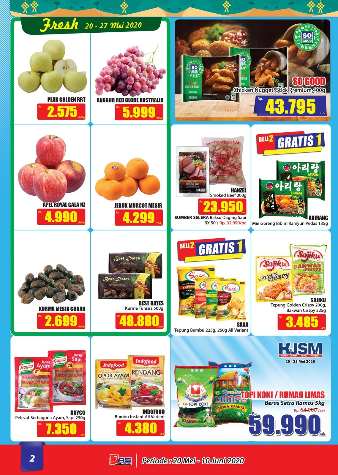 Promo Katalog Hari-Hari Pasar Swalayan 20 Mei - 10 Juni 2020