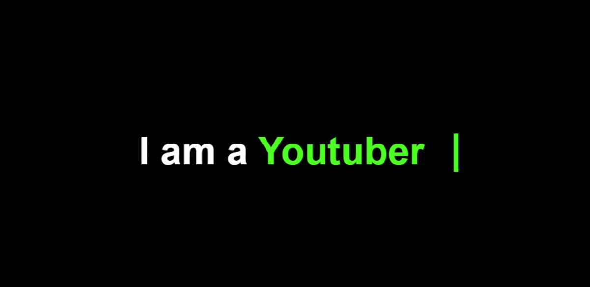 Text Typing Animation HTML & CSS