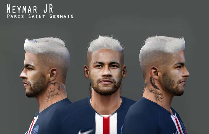 Ultigamerz Pes 6 Neymar Psg Face Blonde Hair 2019 20
