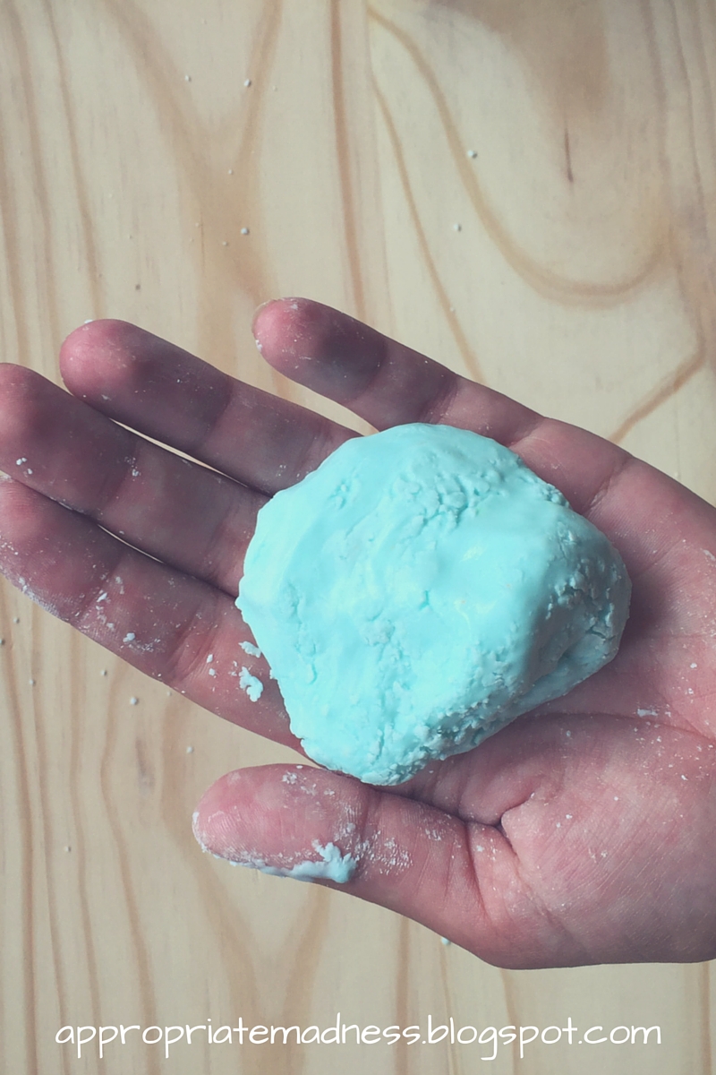 Appropriate Madness Two Ingredient Sensory Play Putty
