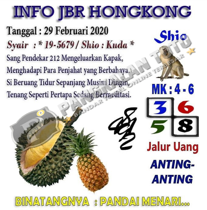 Prediksi Syair Hk 29 Februari 2020 Syair Togel Hk Pangkalantoto