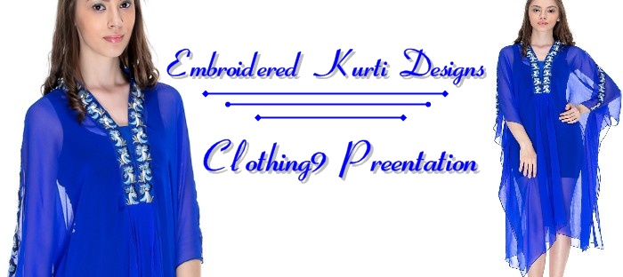 Pakistani Embroidered Kurti | Fancy Kurti Fashion 2013-2014 | Caftan ...