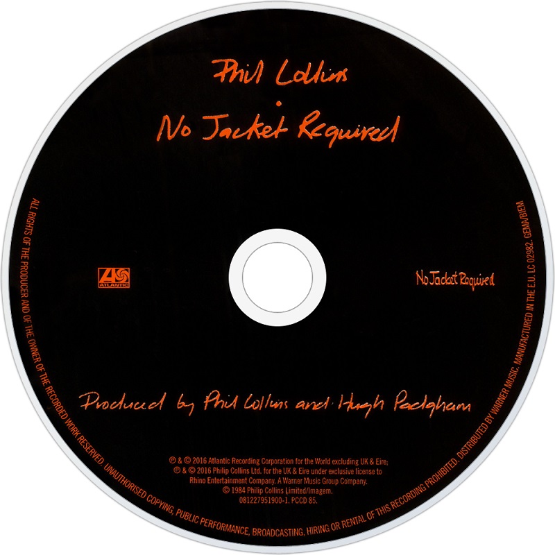 On The Road Again Phil Collins "No Jacket Required"