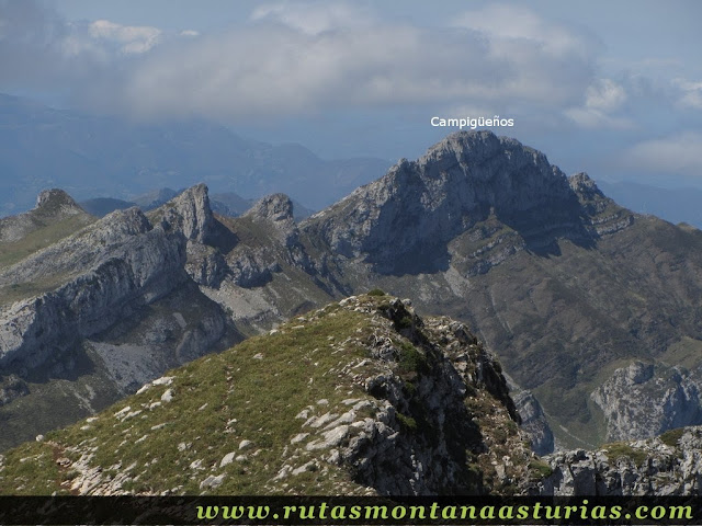 Ruta circular Taranes Tiatordos: Vista desde el Tiatordos del Campigüeños