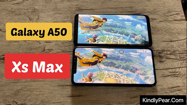 تحدي بين Galaxy A50 و iPhone Xs Max ايهما الأقوى في فتح لعبة فري فاير