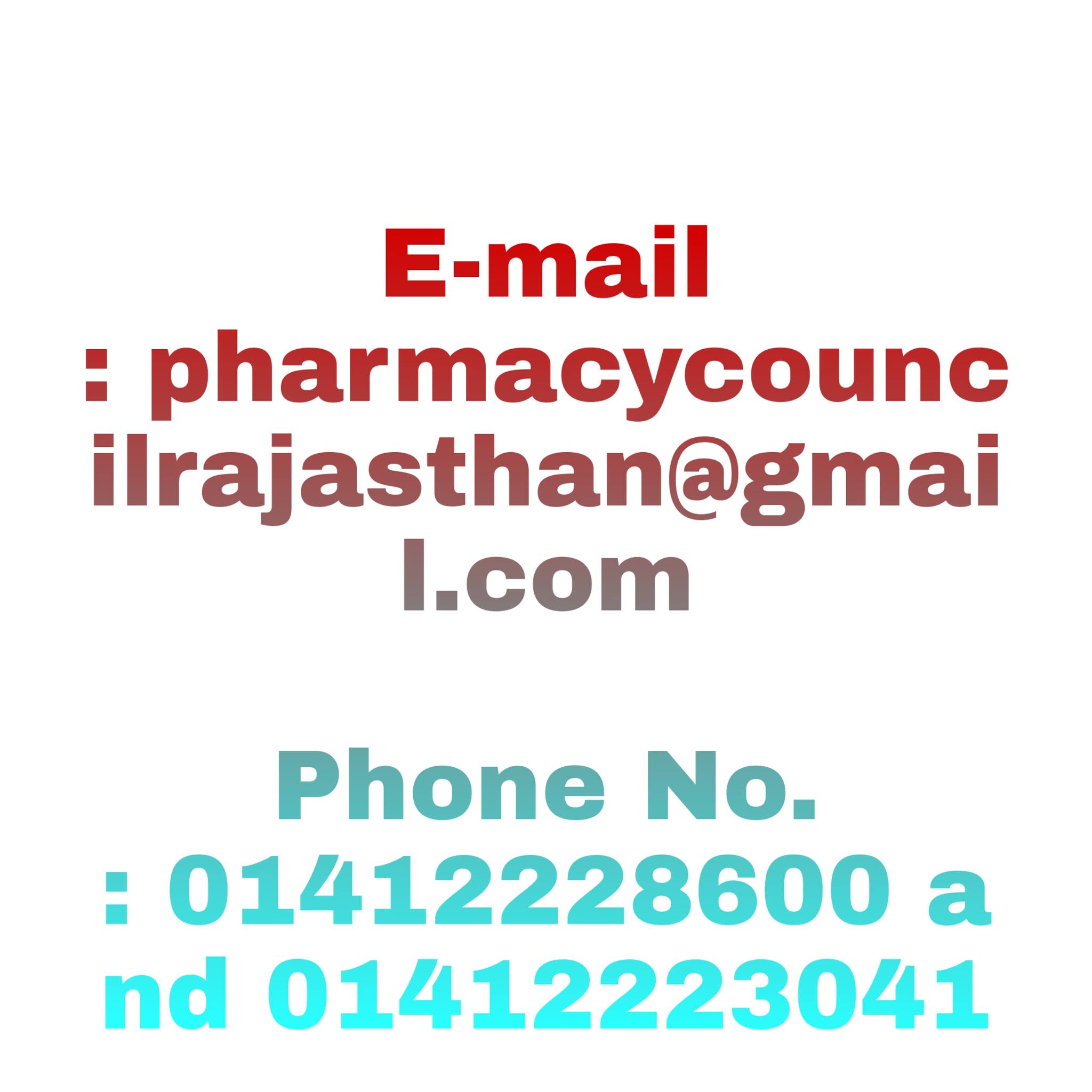 Rajasthan Pharmacy Council Online License Renewal Process PharmacyFame