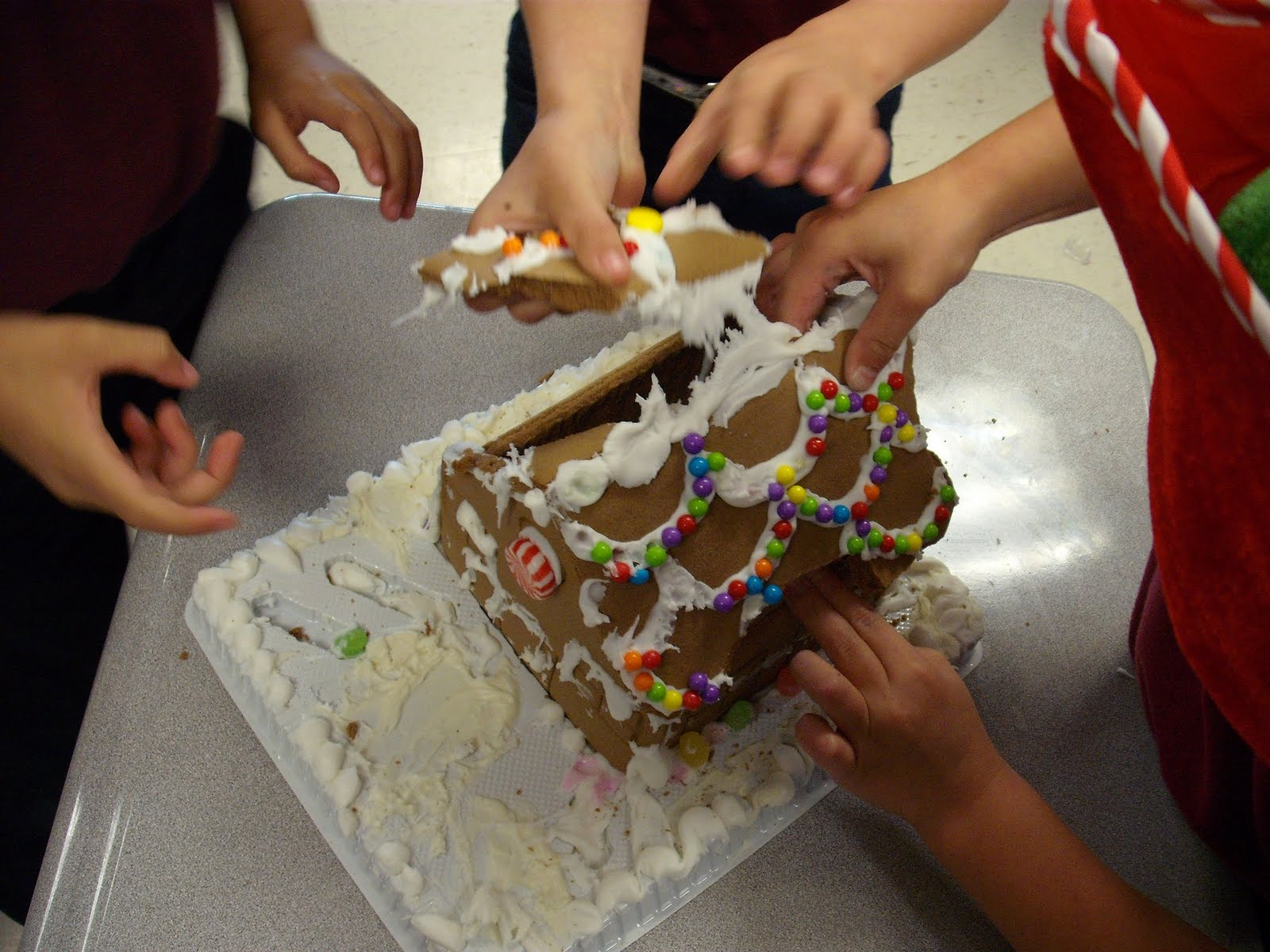 P. Riddle's Class Blog Rm. C11 Eating a Gingerbread House