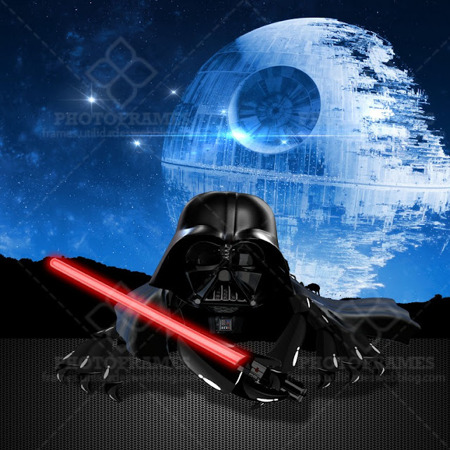 Crab Vader - cangrejo con disfraz de Darth Vader con fondo transparente.
