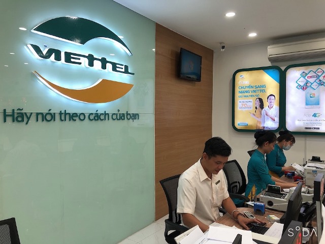 Một trong những đại diện của Viettel