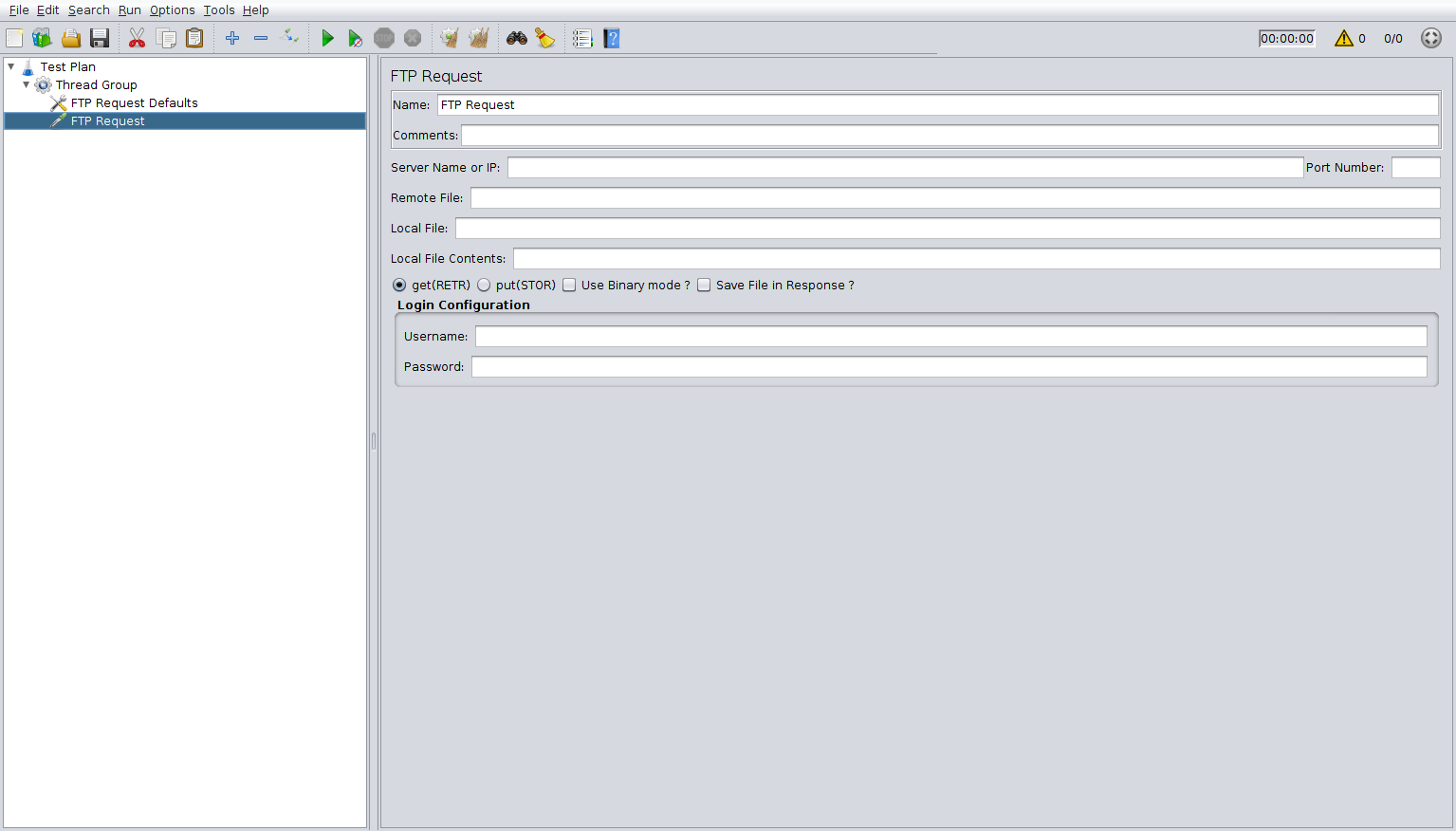 Performance Testing : FTP Request Sampler
