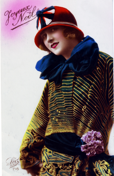 Joyeux Noël – French Christmas Greetings Postcard from 1924 Joyeux Noël – French Christmas Greetings Postcard from 1924