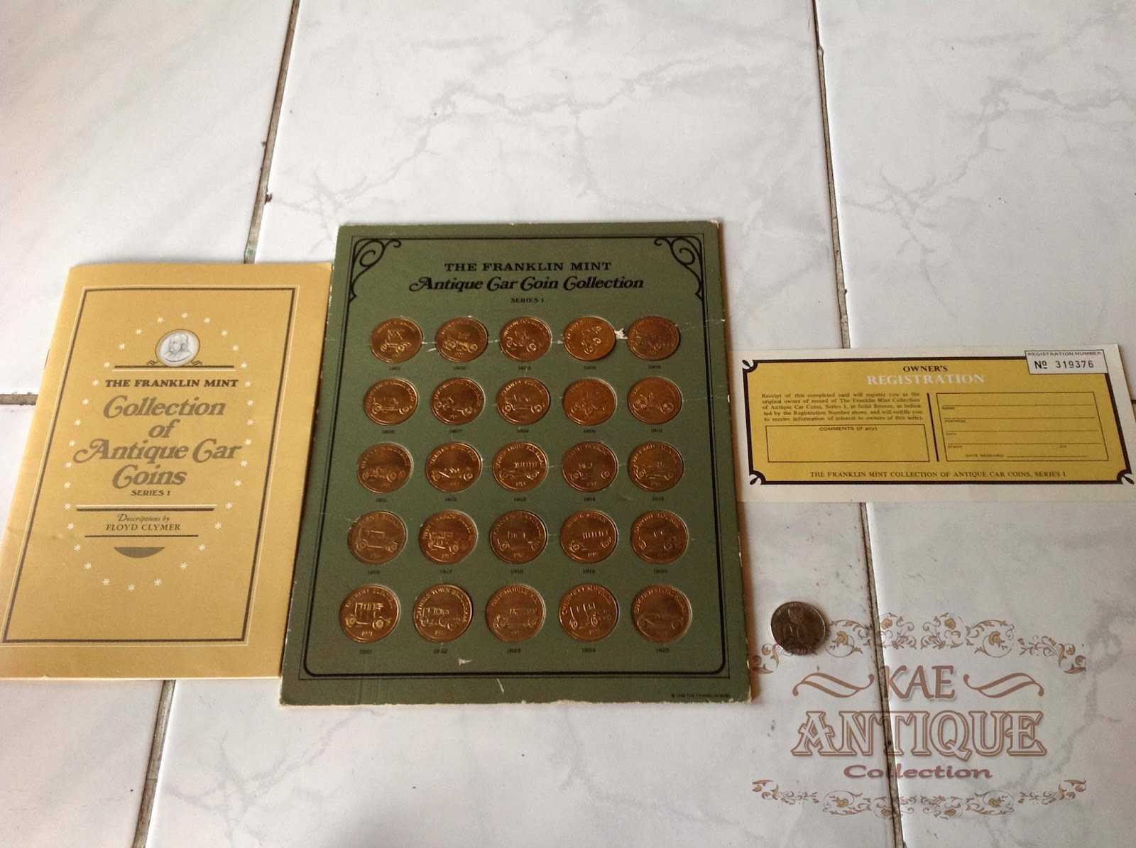 Kae Antique Collection: The Franklin Mint Antique Car Coin Collection