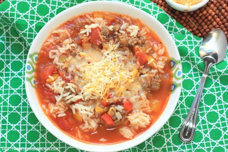 Secret Recipe Club Stuffed Pepper Soup The Hobo Kitchen