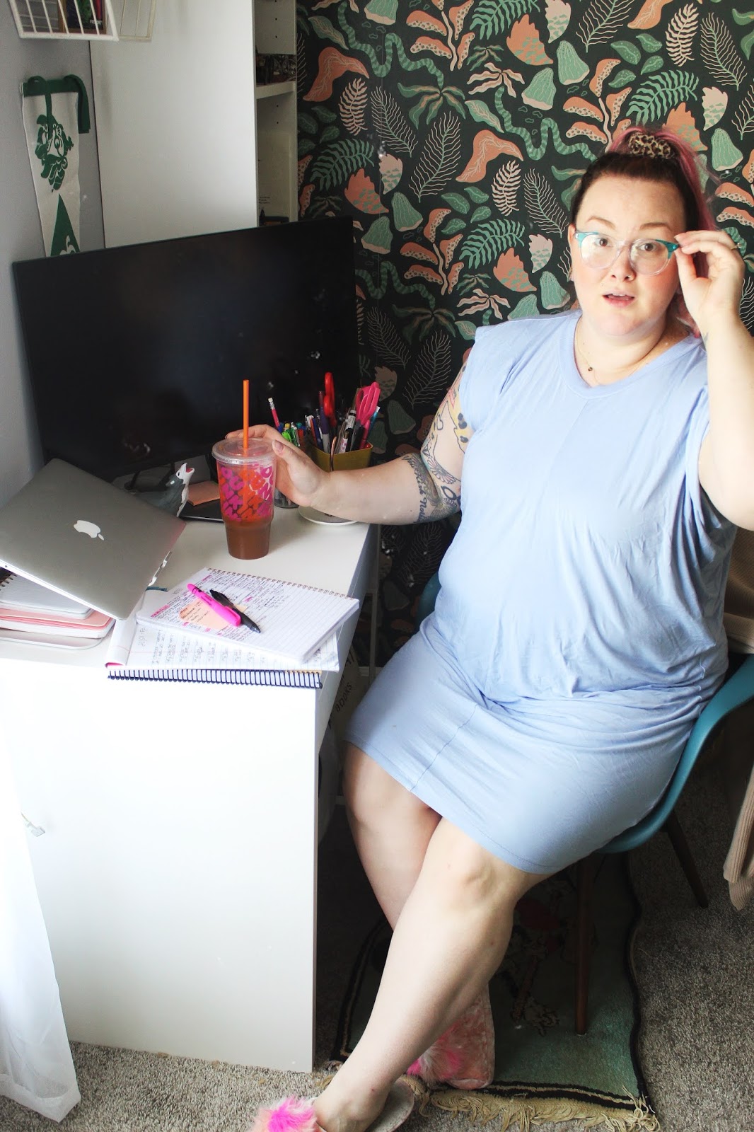 5 perfect wfh outfits, work-from-home, wfh style, wfh fashion, plus-size style, fat fashion, inclusive clothing, quarantine wardrobe