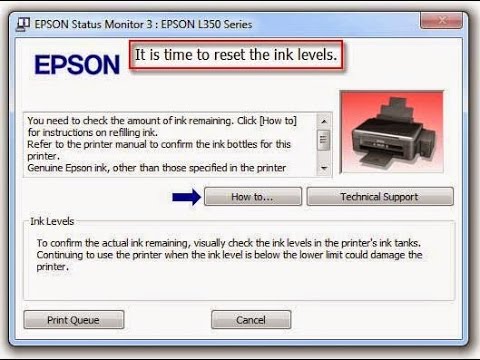 reset ink pads epson free download