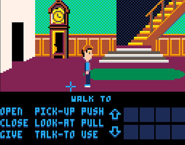 Indie Retro News SCUMM8 Adventure classic Maniac Mansion demake on