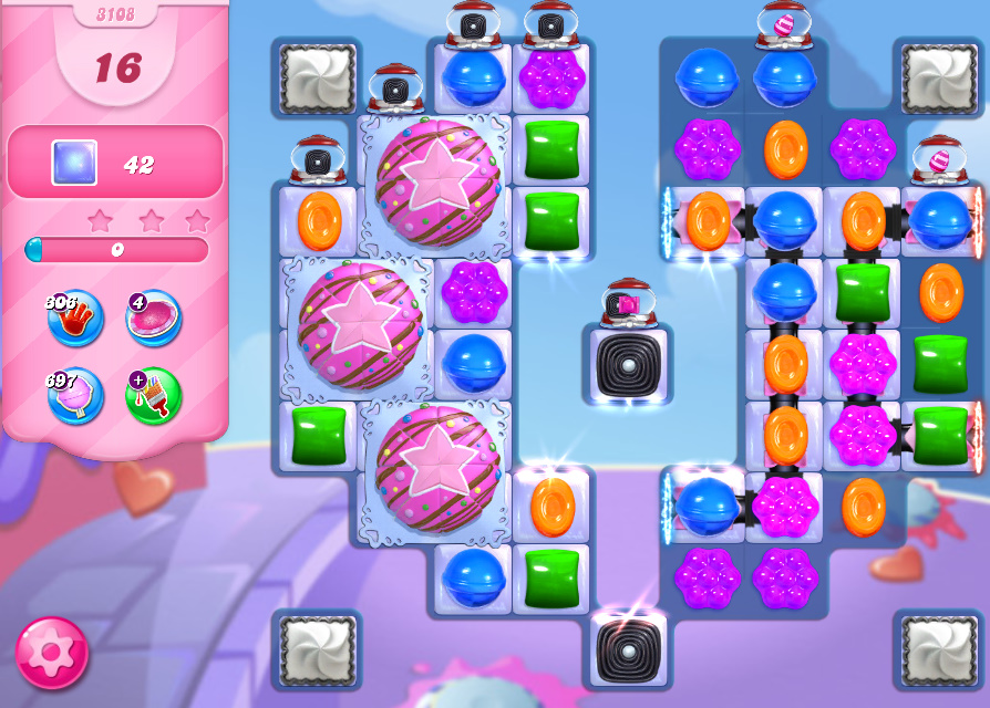 Candy Crush Saga level 3108 Candy Crush Saga level 3108