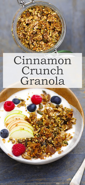 Cinnamon Crunch Granola |Euphoric Vegan