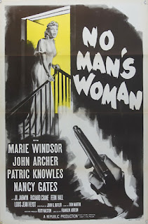 1955 poster for No Man's Woman starring Marie Windsor