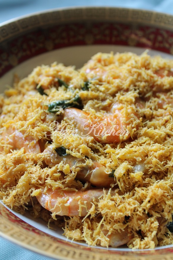 Udang Goreng Butter Yang Paling Sedap - Azie Kitchen