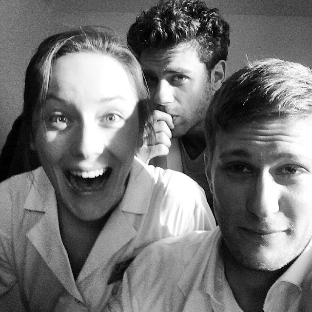 Вот их совместное сэлфи со съемок Вот их совместное сэлфи со съемок