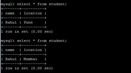 How to update value into table of mysql database using python on CentOS