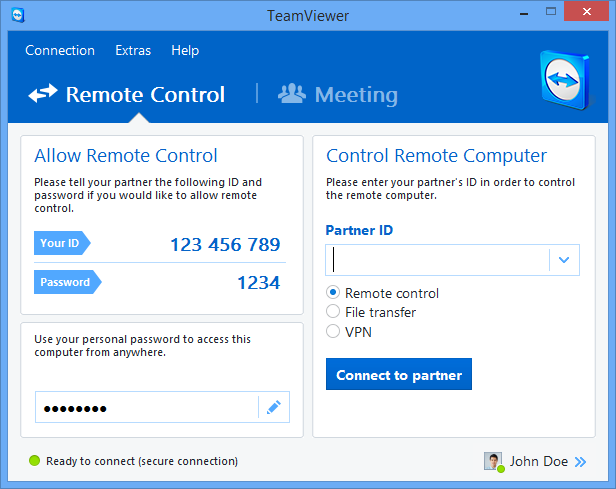 Teamviewer Screenshot 1