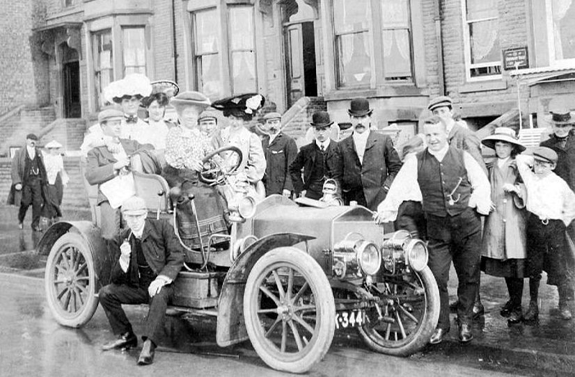 Tour Scotland Old Photograph Vintage Car Perth Perthshire Scotland