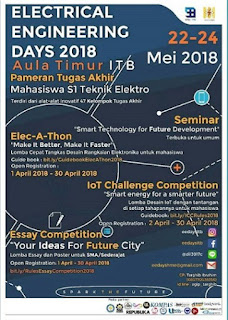 Event Electrical Engineering Days ITB 2018 SMA & Mahasiswa lomba
