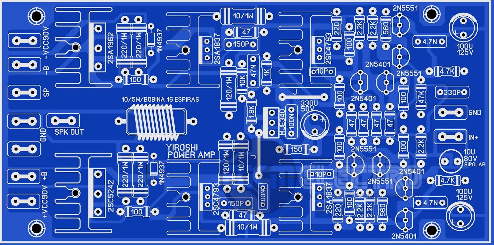 PCB Layout Yiroshi Driver Power Untuk Lapangan – BLOGKAMARKU