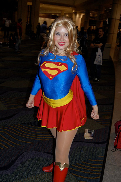 supergirl busty costume