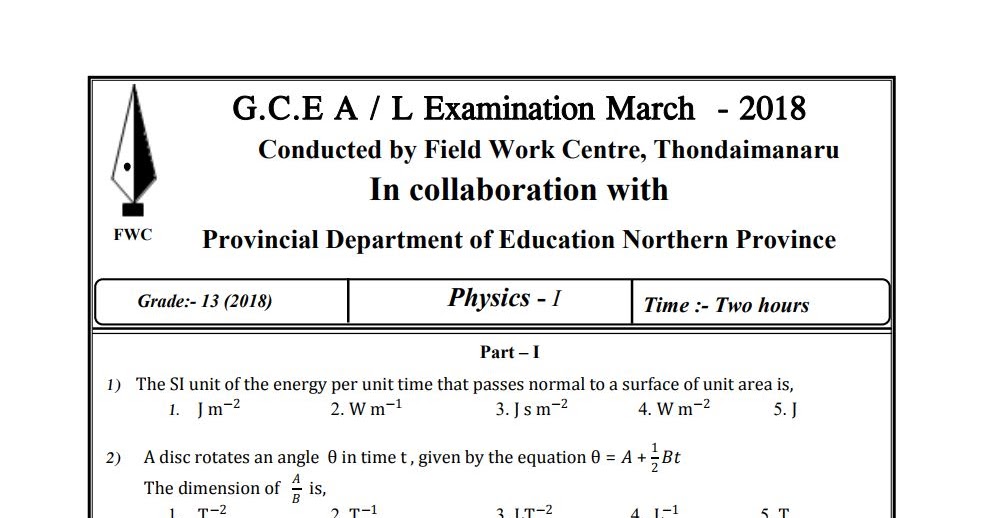 Extreme papers a level physics image