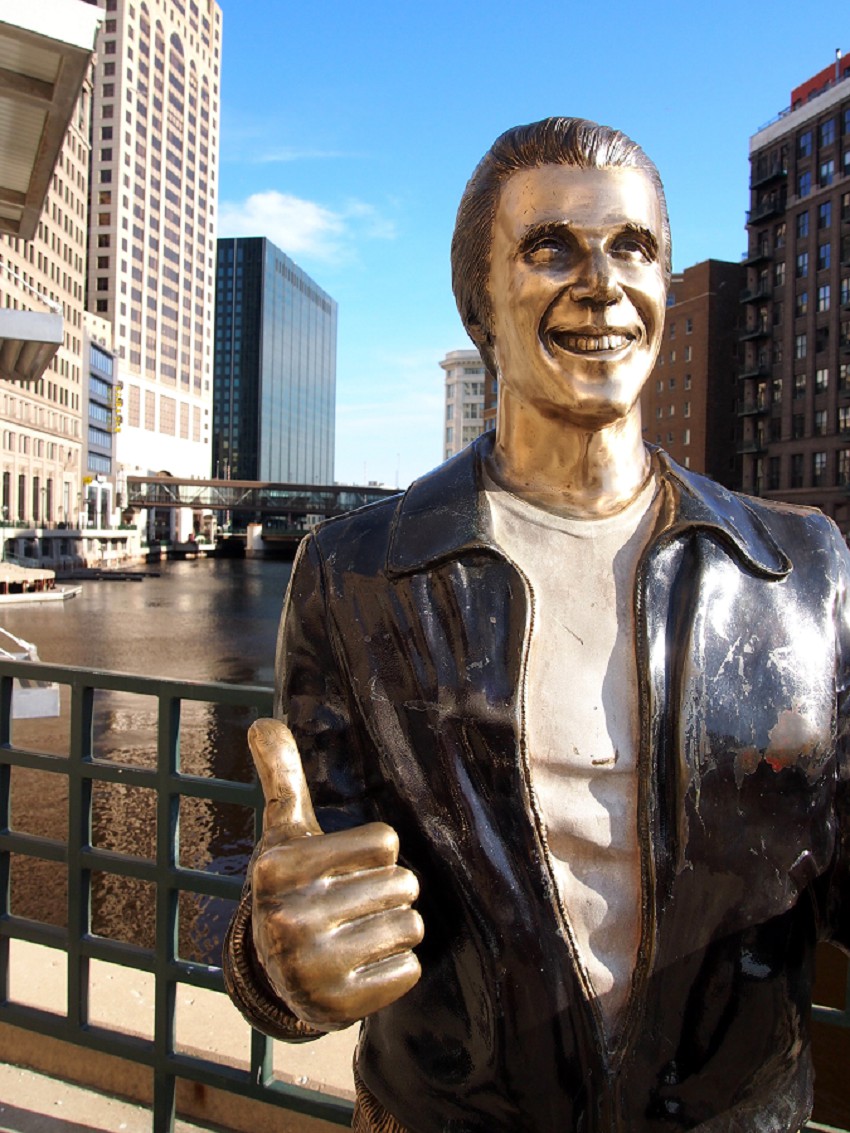 OTIS (Odd Things I've Seen) Cool as Metal in Wisconsin The Bronze Fonz