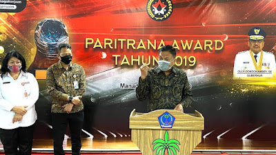 Pemprov Sulut Berhasil Meraih Paritrana Award 2019