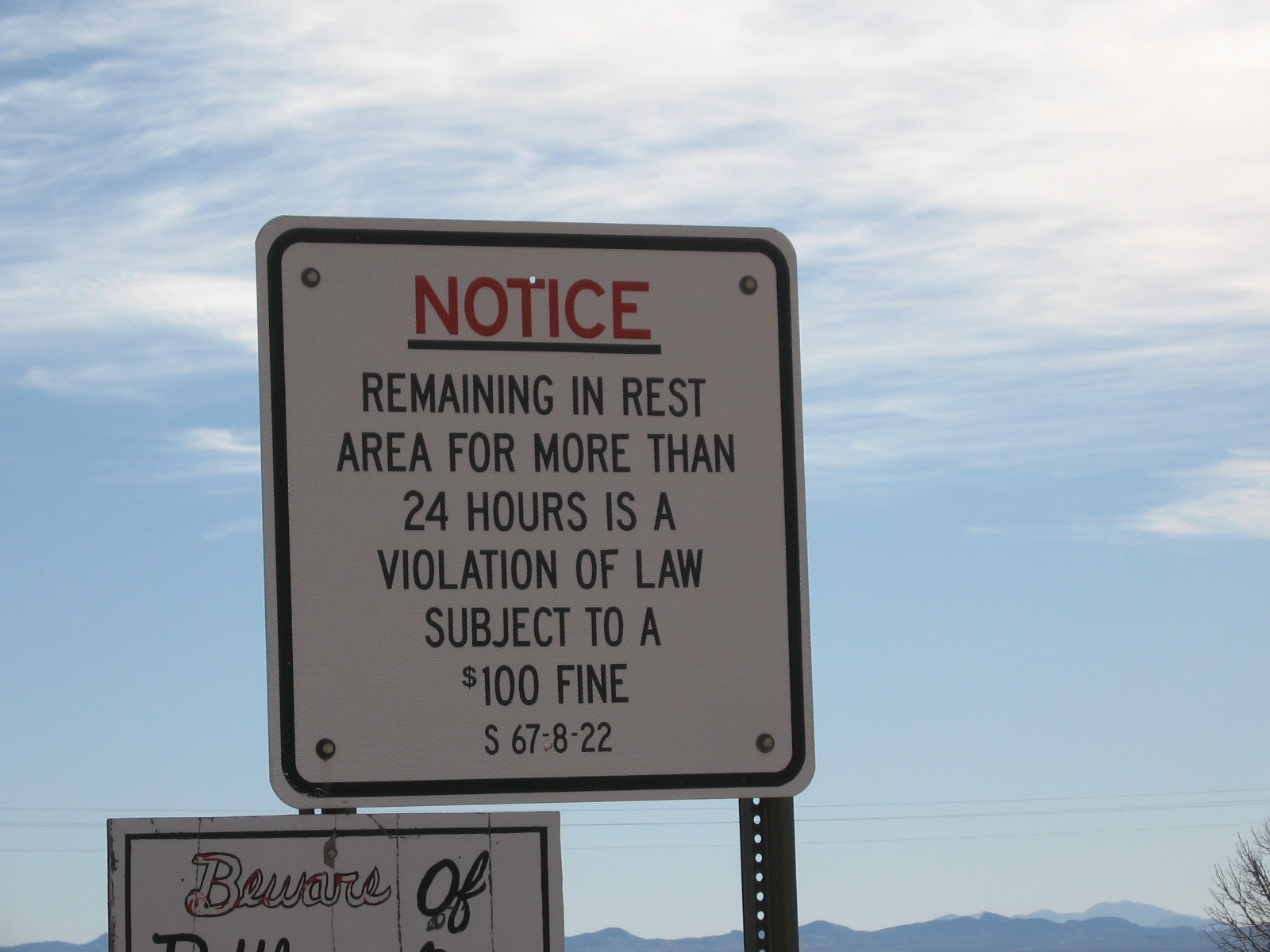 Life as I live it New Mexico Rest Area