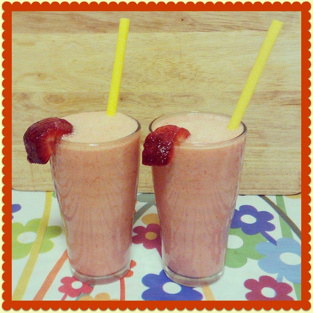Recetita cocina! Batido de fresas, naranjas