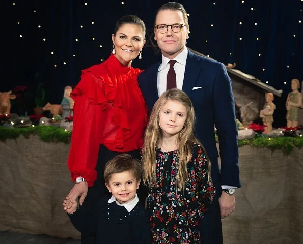 Princess estelle. Crown Princess Victoria wore H&M silk chiffon blouse, Cravingfor Jewellery baroque pearl earrings