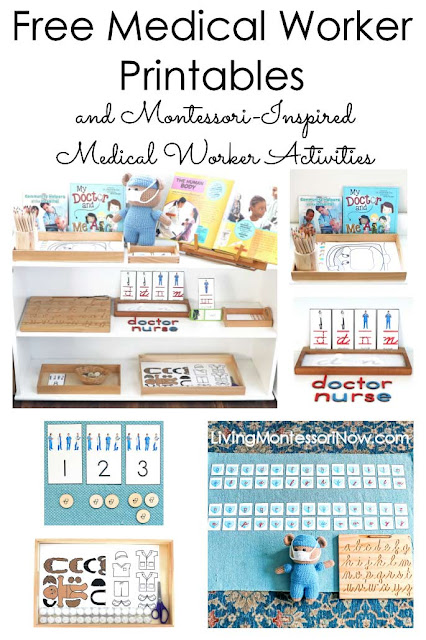 Montessori-Inspired Medical Worker Activities Using Free Printables