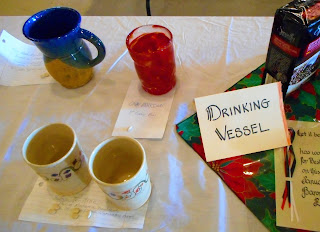 Populace Choice Competition 4 entries of hand made medieval style drinking vessels