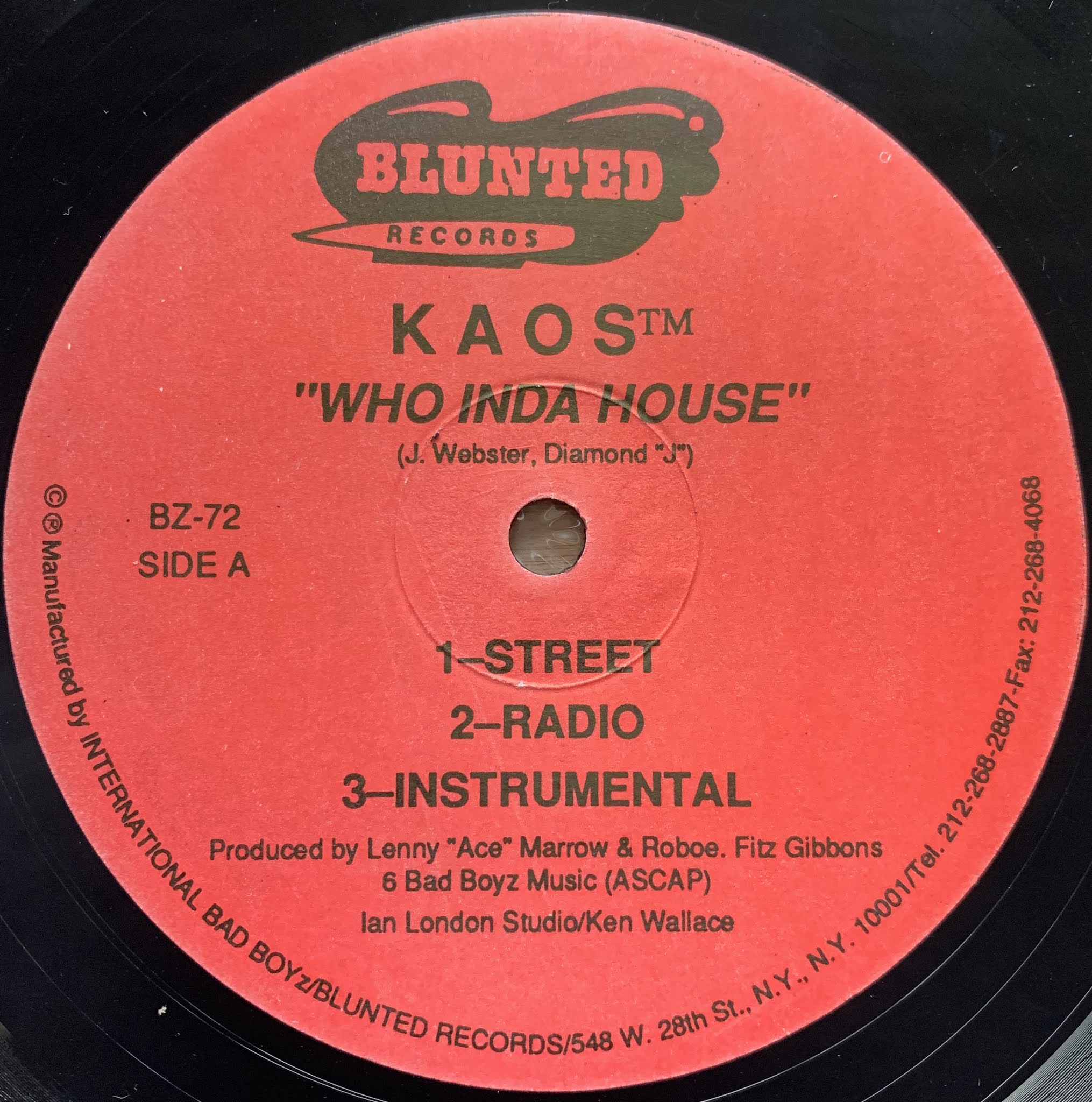 HipHop-TheGoldenEra: K.A.O.S - Who Inda House - 1995