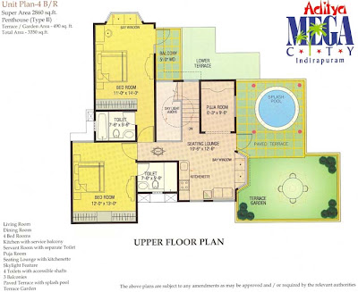 4BHK-penthouse-Aditya-Mega-City
