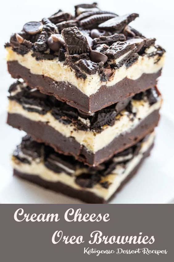 Cream Cheese Oreo Brownies Vegan Recipes Dessert Cheesecake