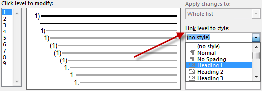 numbering heading styles in word 2013 numbering heading styles in word 2013