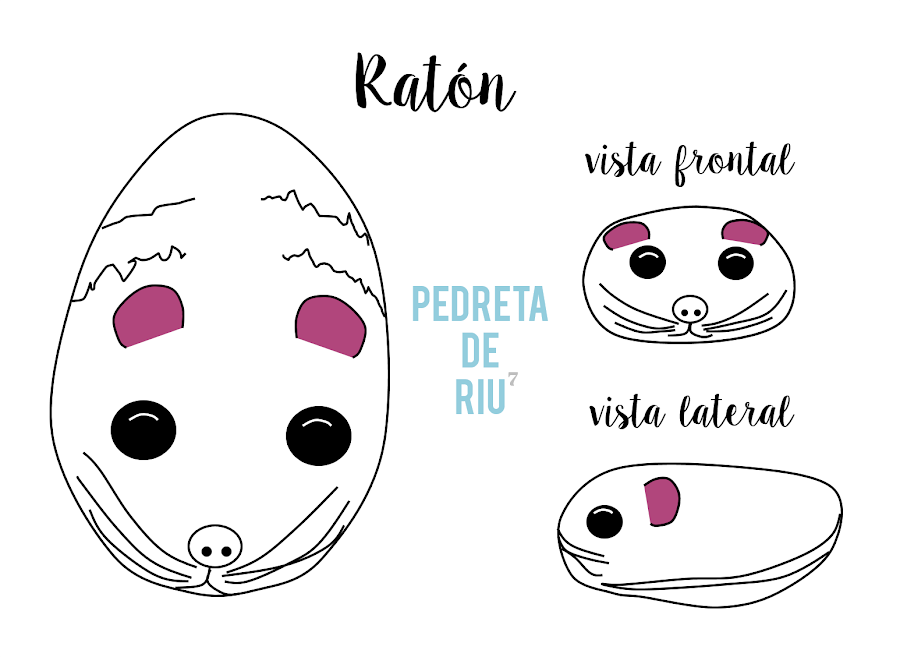 COMO PINTAR PIEDRAS CON RATÓN PASO A PASO