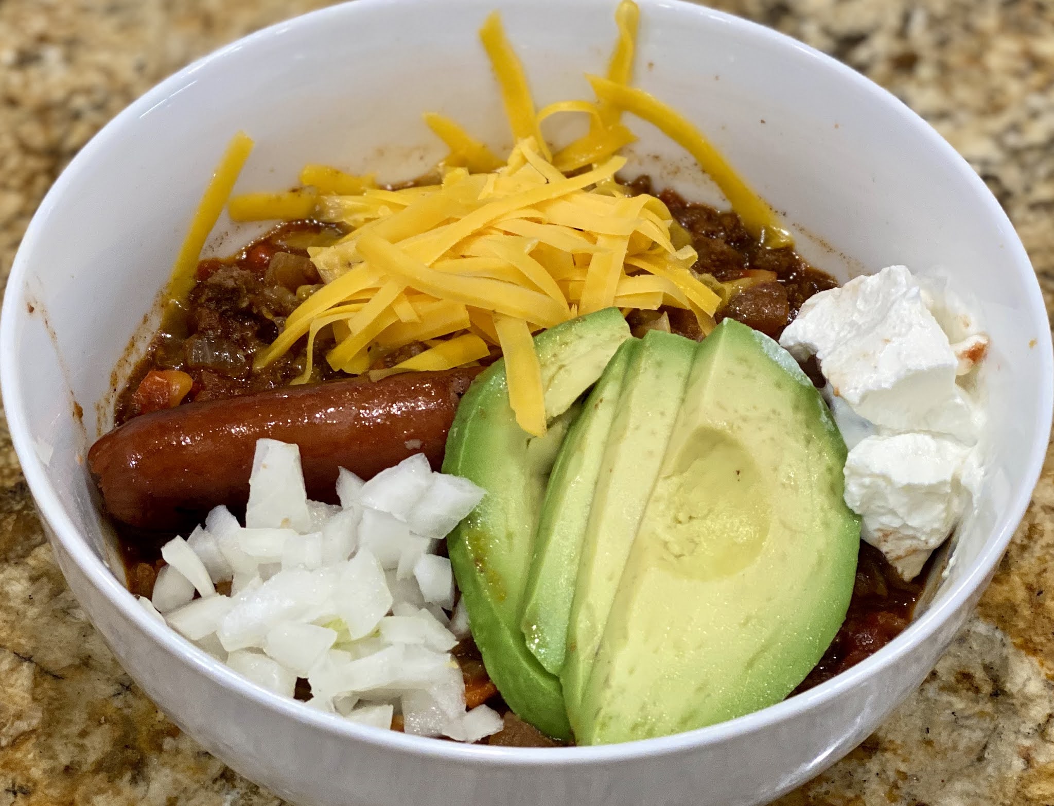 GREAT EATS HAWAII CHILI CHEESE DOG KETO STYLE