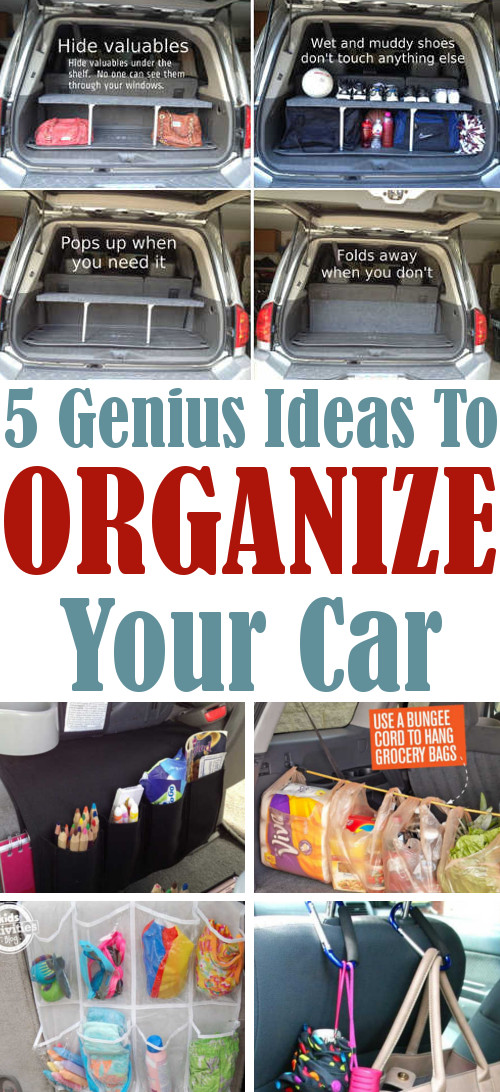 5 Ideas To Organize Your Car DIY Home Sweet Home