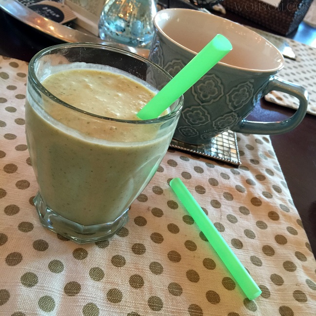WobiSobi Peanut Butter/Coconut Spread Smoothie!